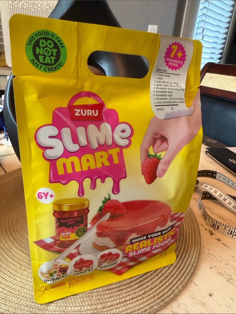 Zuru Slime Mart Strawberry Cheesecake Realistic Slime Food - New Packaging